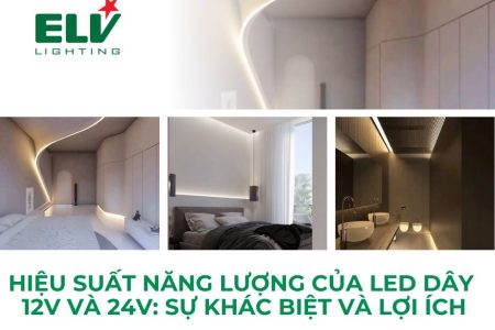 Hiệu suất năng lượng của đèn LED dây 12V và 24V: Sự khác biệt và lợi ích